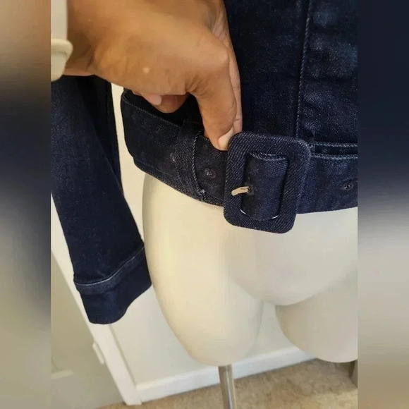 Good American 70's Icon Denim Snap Button Closure Jean Jacket(0)XS - Picture 11 of 15